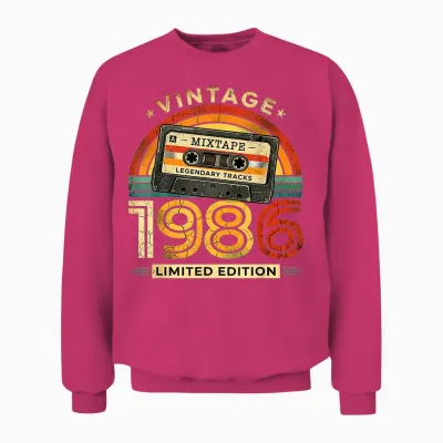 40 Geburtstag Mann Retro Vintage Limited Edition Deko Lustig Unisex Sweatshirt - Heliconia