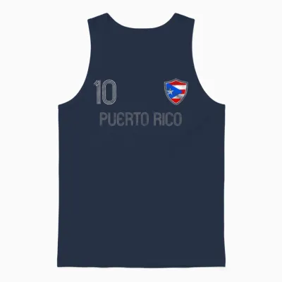 Puerto Rico Unisex Tank Top - Navy