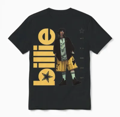 Offizielles Billie Eilish Hit Me Hard and Soft Stehfoto Unisex T-Shirt - Black