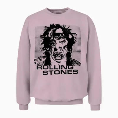 Couverture Officielle Rolling Stones Langues étrangères Unisex Sweatshirt - Light Pink