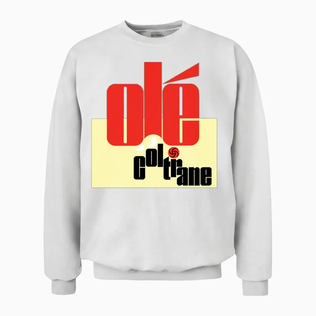John Coltrane Ole Unisex Sweatshirt in White