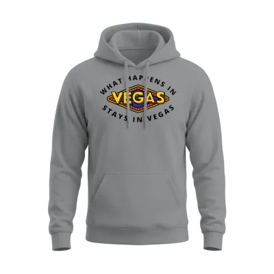 What Happens in Vegas Stays in Vegas Unisex Hoodie - Sport Grey