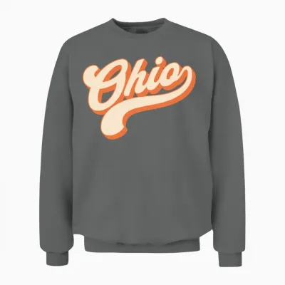 Ohio Retro Unisex Sweatshirt - Graphite Heather