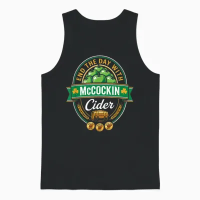 Mccocking Cider Unisex Tank Top - Black
