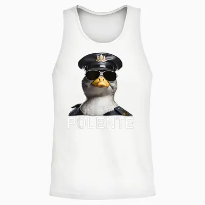 Polente Polizei Wasserschutzpolizei Wapo Polizisten Unisex Tank Top - White
