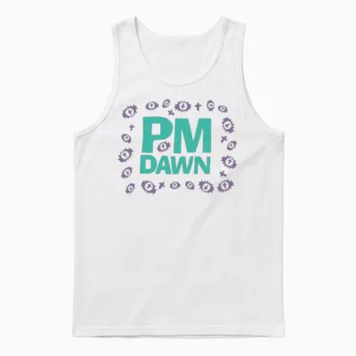 1990s 1991 Pm Dawn Utopian Experience Unisex Tank Top - White