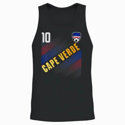 Cape Verde Flag Cape Verdean Pride Lovers Unisex Tank Top - Black