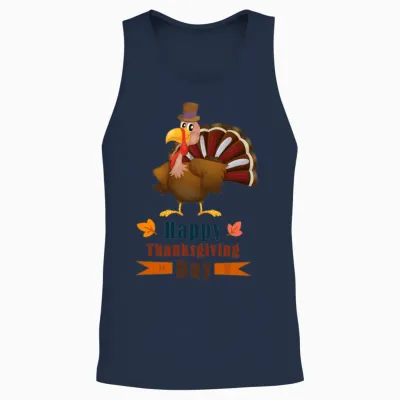 Thanksgiving Day Unisex Tank Top - Navy