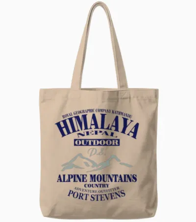 Himalaya - Nepal Tote Bags - Natural