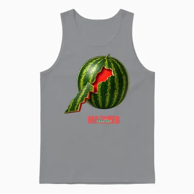 Deema Maghreb T-Shirt Haut De Gamme Unisex Tank Top - Sport Grey