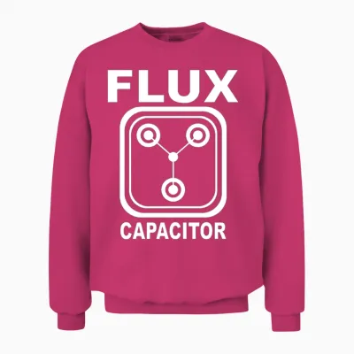 Retro Circuit Node Unisex Sweatshirt - Heliconia