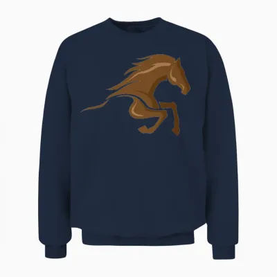Horse Unisex Sweatshirt - Navy