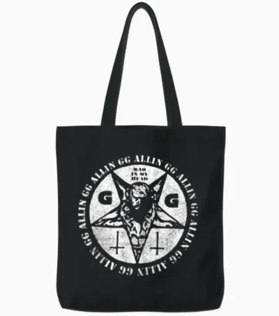 Gg Allin Tote Bags - Black