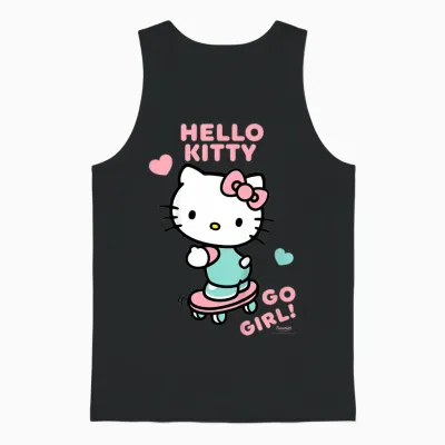 Hello Kitty Cooles Power-Skateboard Pro Fun Classic Für Mädchen Unisex Tank Top - Black