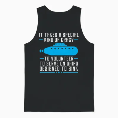 Submarine Volunteer Submariner Veteran Navy Unisex Tank Top - Black