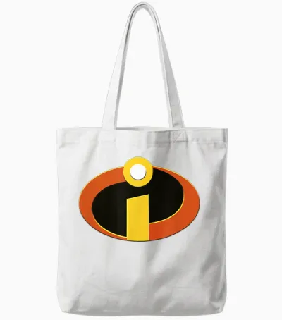 Disney Pixar Incredibles T-Shirt Halloween Costume, Red, S Tote Bags - White