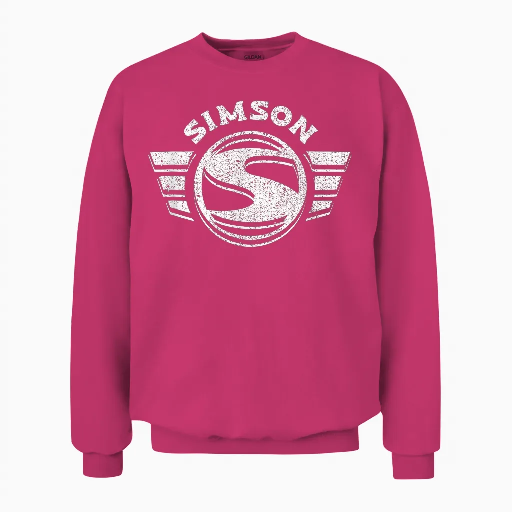 Suhl Simson S50 S51 Swallow T-Shirt Two-Stroke Motor Love Fan Simme, Black Unisex Sweatshirt in Heliconia