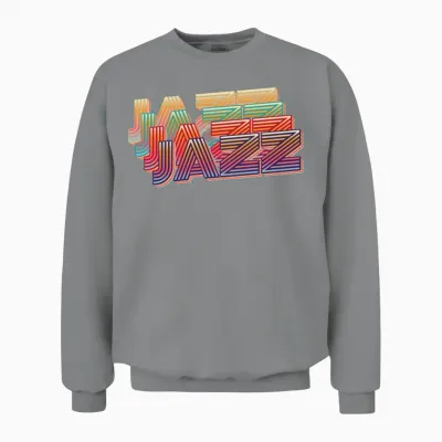 Jazz Retro Unisex Sweatshirt - Sport Grey