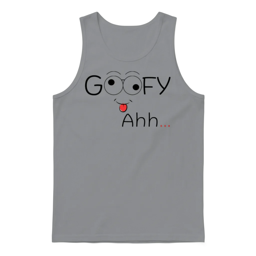 Funny Goofy Unisex Tank Top - Sport Grey