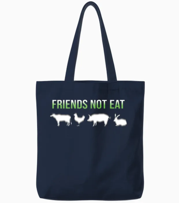 Animal Funny Saying Memes & Humor Tote Bags in Navy