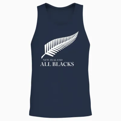 Kiwi All Blacks New Zeala Unisex Tank Top - Navy