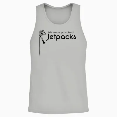 We Were Promised Jetpacks Unisex Tank Top - Ash
