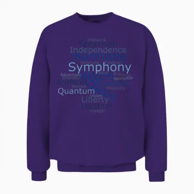 All Royal Caribbean Cruise Ships Unisex Sweatshirt - Purple