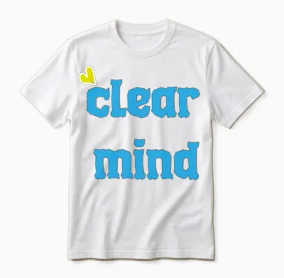 Clear Mind Unisex T-Shirt - White