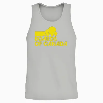 Boards of Canada Logo Yellow Unisex Tank Top - Ash
