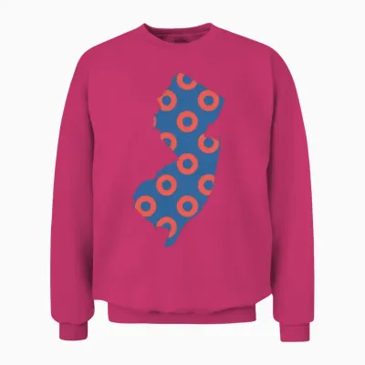 Phish Fishman Donut New Jersey Phanart Unisex Sweatshirt - Heliconia