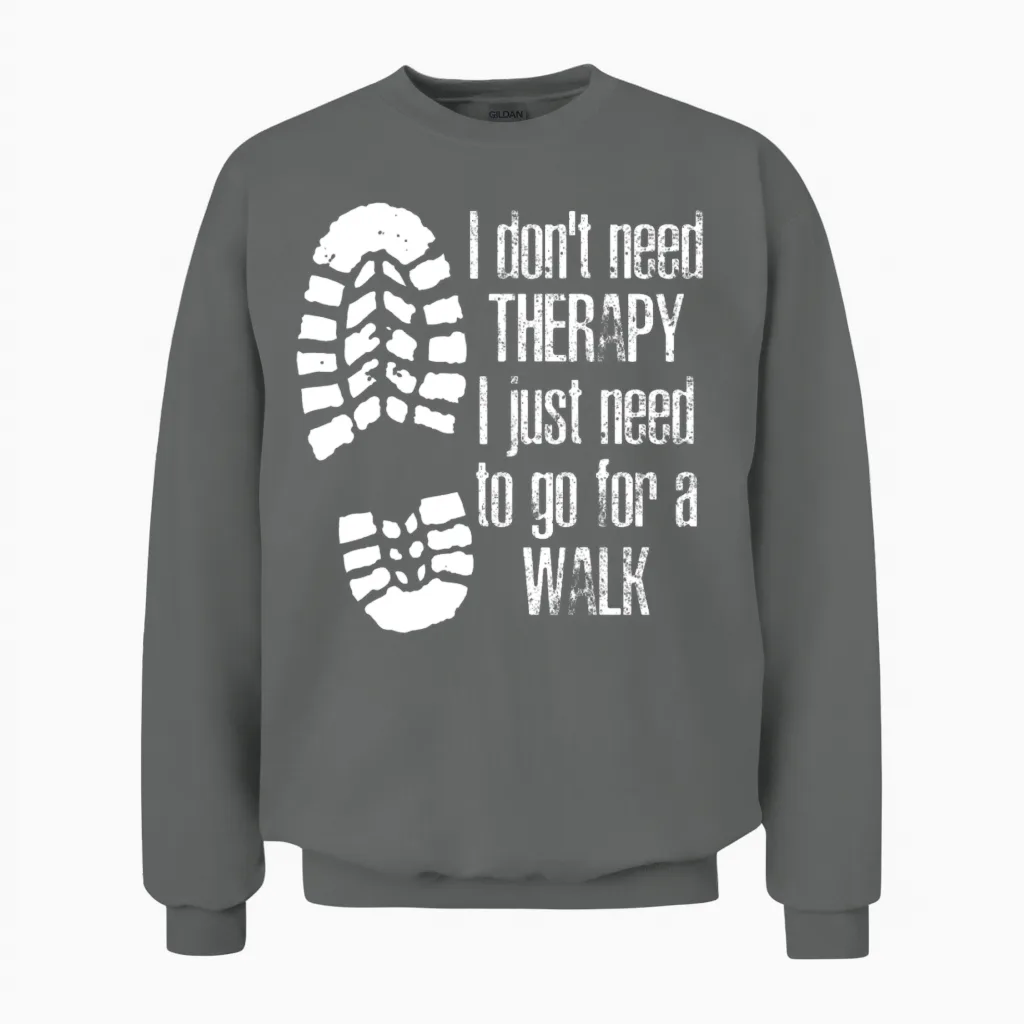 Outdoor Hiking Walk Walking Hike Unisex Sweatshirt in Graphite Heather