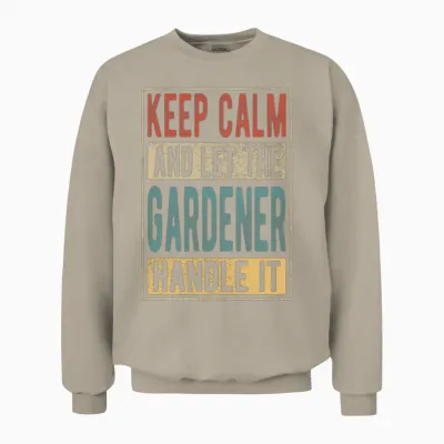 Gardener Retro Gift Unisex Sweatshirt - Sand