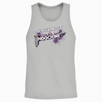 Indochine Design Fan Music Man Woman T-Shirt, Black, S Unisex Tank Top - Ash