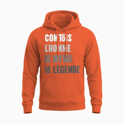 Comtois Men's Myth Legend Gift Idea Humour Franche-Comté Unisex Hoodie - Orange