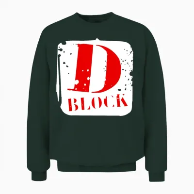 D Block Unisex Sweatshirt - Forest