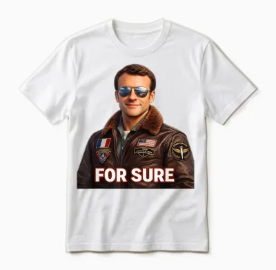 For Sure Sunglasses Aviator President Pilot Air Unisex T-Shirt - White
