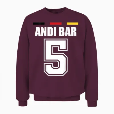 Lustige Namen Deutschland Trikot Für Mallorca Und Die Party Unisex Sweatshirt - Maroon