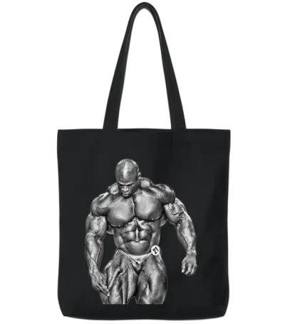 Ronnie Coleman Tote Bags - Black