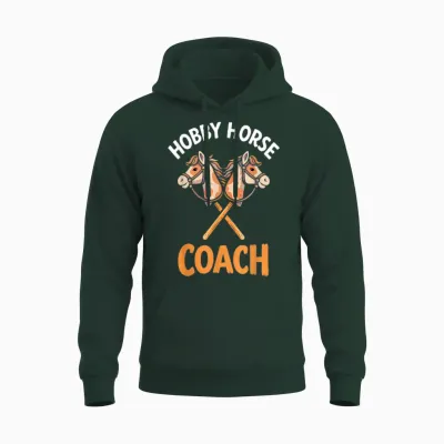 Hobby Horsing Steckenpferd Pferde Trainer Trainerin Coach Unisex Hoodie - Forest