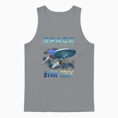 Star Trek Original Series the Ncc-1701 Intro Unisex Tank Top - Sport Grey