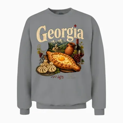 Souvenir De Voyage Vintage De Géorgie Unisex Sweatshirt - Sport Grey