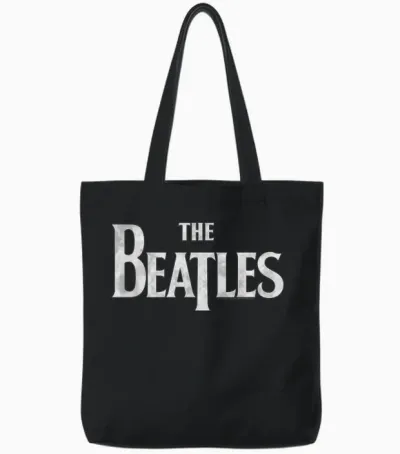 The Beatles - Logo Tote Bags - Black