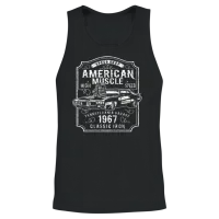 American Muscle Car Classic High Speed Unisex Tank Top - Black – 2