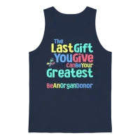 Be an Organ Donor an Organ Donation and Donor Unisex Tank Top - Navy – 1