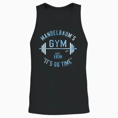 Seinfeld Mandelbaum's Gym Unisex Tank Top - Black
