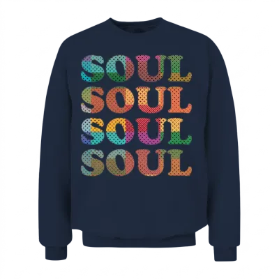 Soul Retro Unisex Sweatshirt - Navy
