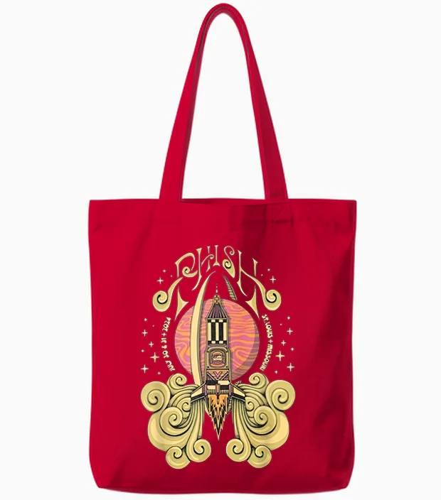 Phish Store Summer Tour & Beach Tote Bags in Red