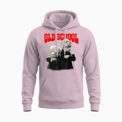 Disney Die Muppets Schul-Spezial Waldorf and Statler T-Shirt, Black Unisex Hoodie - Light Pink