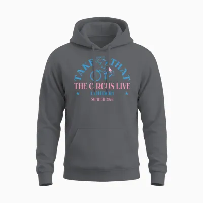 Take That the Circus Live London Unisex Hoodie - Charcoal