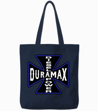 Chevy Duramax Diesel Power Tote Bags - Navy